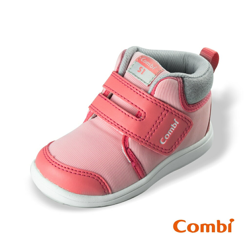 Combi日本康貝機能休閒童鞋-NICEWALK醫學級成長機能鞋B2001PI粉(寶寶段.中小童段)