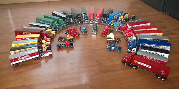 火柴盒matchbox KS 系列36車 peterbilt kenworth mack daf..