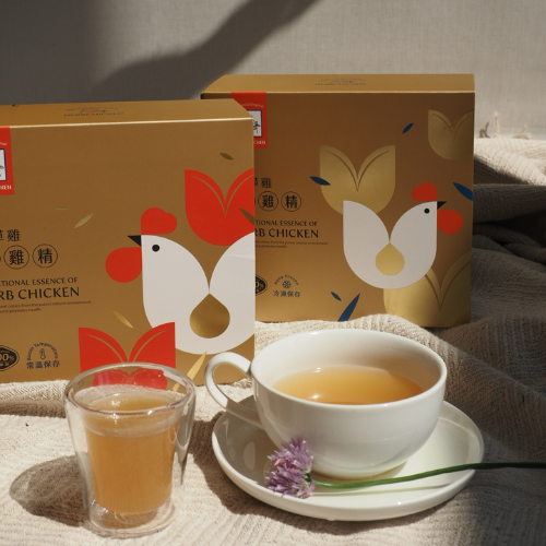 【香草雞】常溫滴雞精 10包入｜黑羽土雞｜使用天然香草中藥草飼養｜無腥味