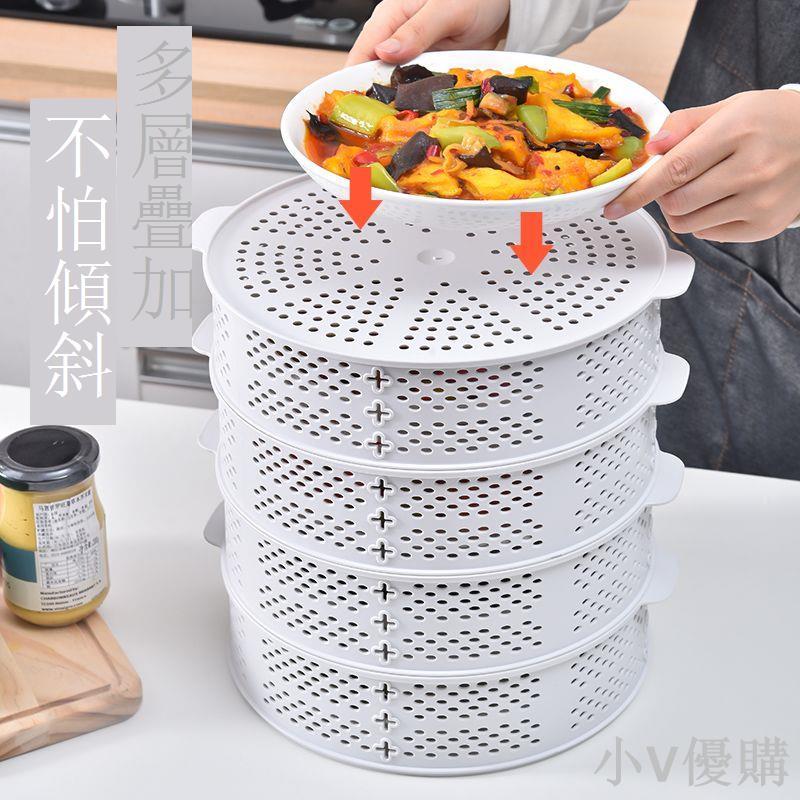 夏天蓋飯菜防塵罩餐桌罩防蠅罩子剩菜收納神器家用多功能鏤空菜罩