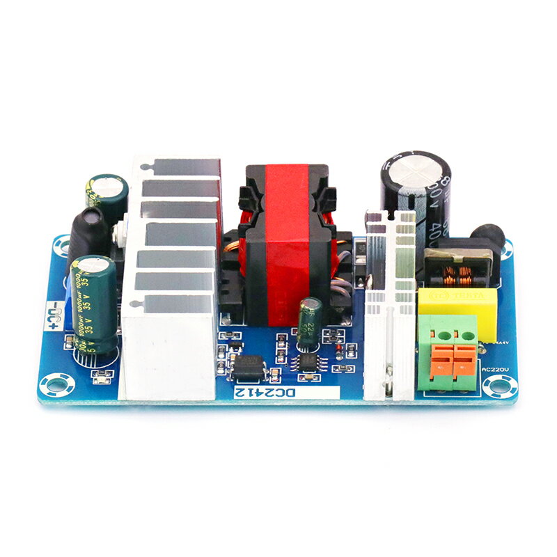 12V大功率開關電源板可調降壓穩壓模組 AC-DC電源模組12V8A裸板