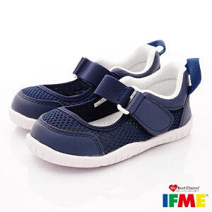 IFME日本健康機能童鞋-透氣室內鞋款IFSC-000811藍(中小童段)-附鞋墊