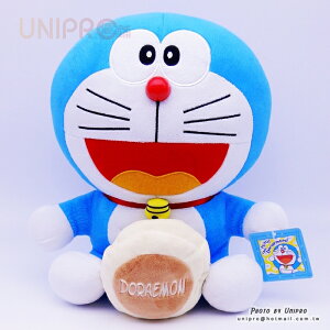 【UNIPRO】哆啦A夢 Doraemon 銅鑼燒 29公分 絨毛娃娃 玩偶 小叮噹 正版授權 禮物