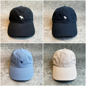 美國百分百【Abercrombie & Fitch】帽子 配件 老帽 AF 棒球帽 經典 麋鹿 Logo 多色 CB90