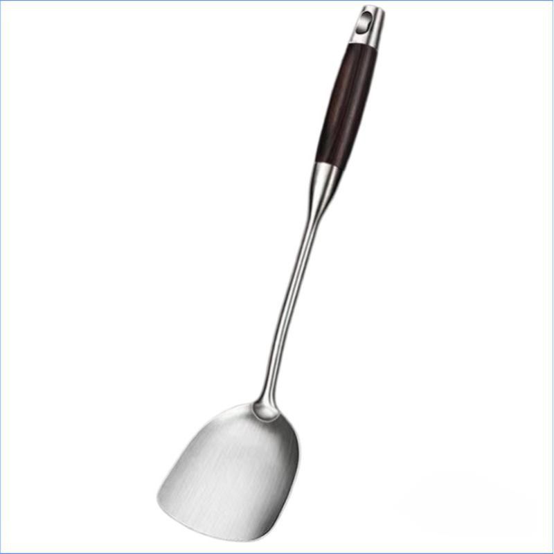 【喜挖】316不銹鋼鍋鏟炒菜鏟子炒勺不粘鍋家用湯勺子廚具用品套裝鐵漏勺 4