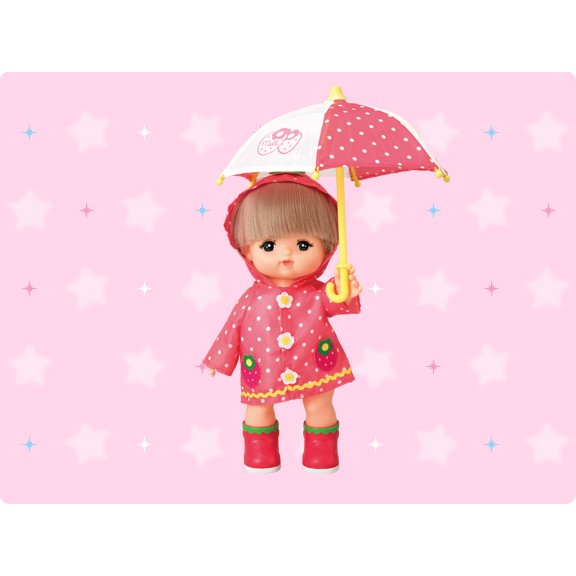 【Fun心玩】PL51217 麗嬰 日本 小美樂 娃娃配件 草莓雨具組(不含娃娃) 扮家家酒 專櫃熱銷 麗嬰 生日 禮物
