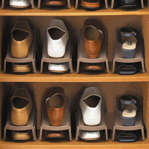 鞋架鞋櫃簡易鞋子收納架創意簡約鞋架雙層鞋子收納盒塑料鞋盒