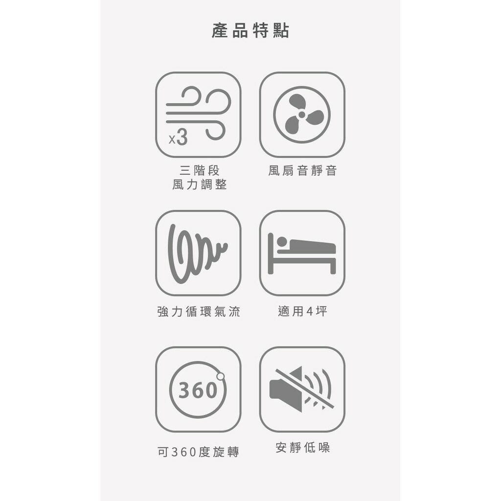 【快速出貨 公司貨】IRIS 空氣 循環扇 HE15 電風扇 桌扇 低噪音對流扇 電 2