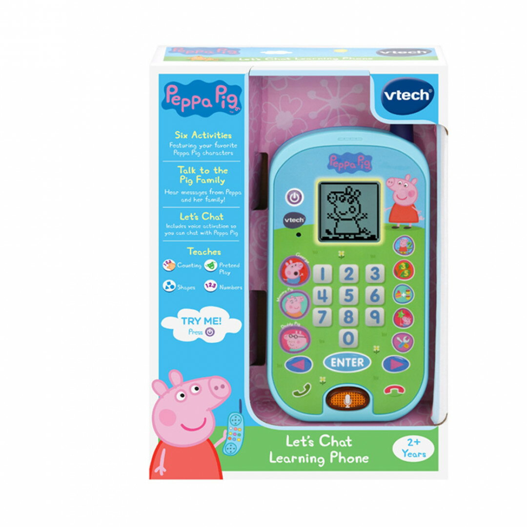 《英國 Vtech》 粉紅豬小妹-智慧學習互動小手機 東喬精品百貨