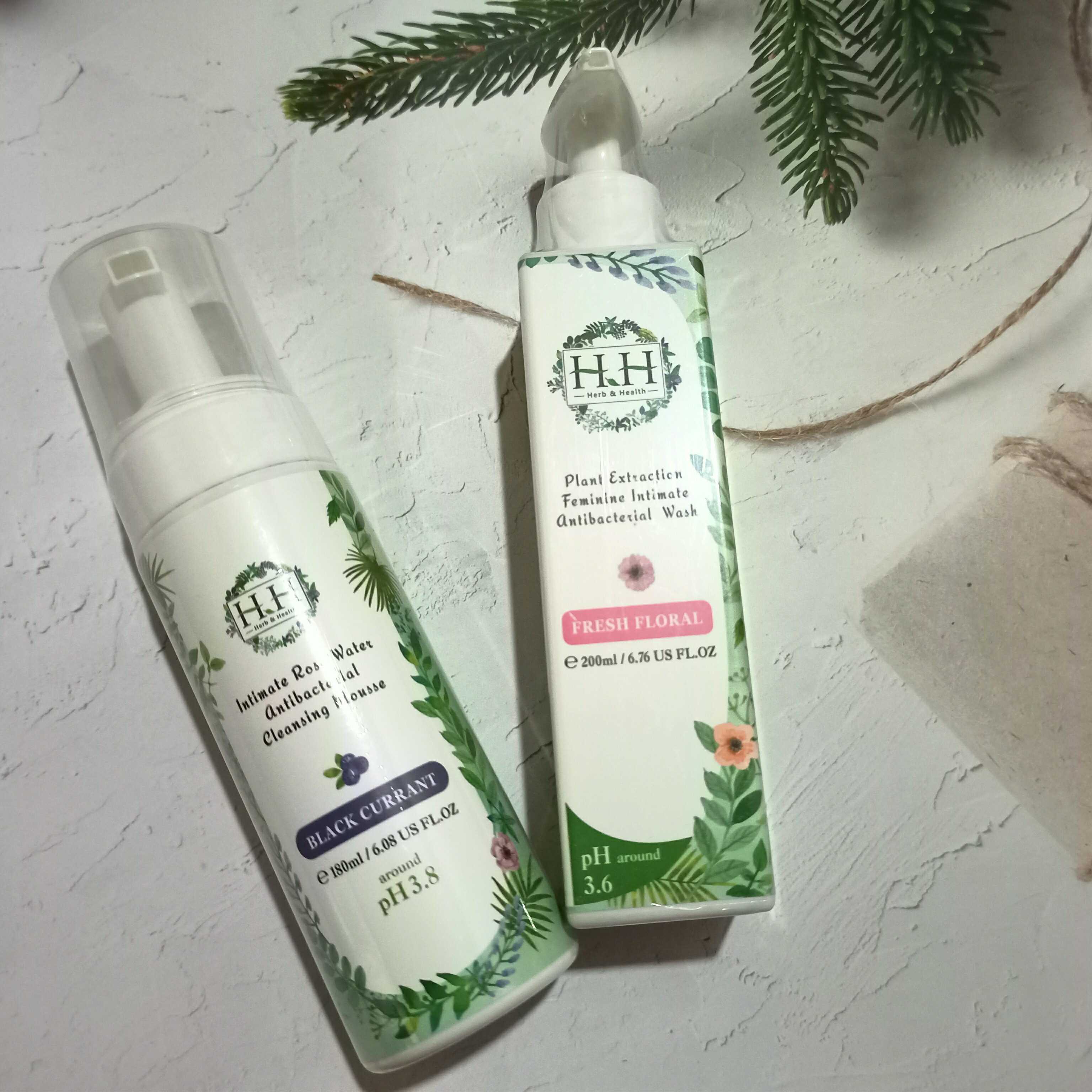 HH私密植萃抗菌潔淨露200ml /私密玫瑰純露抗菌潔淨慕斯180ml [FIFI SHOP]