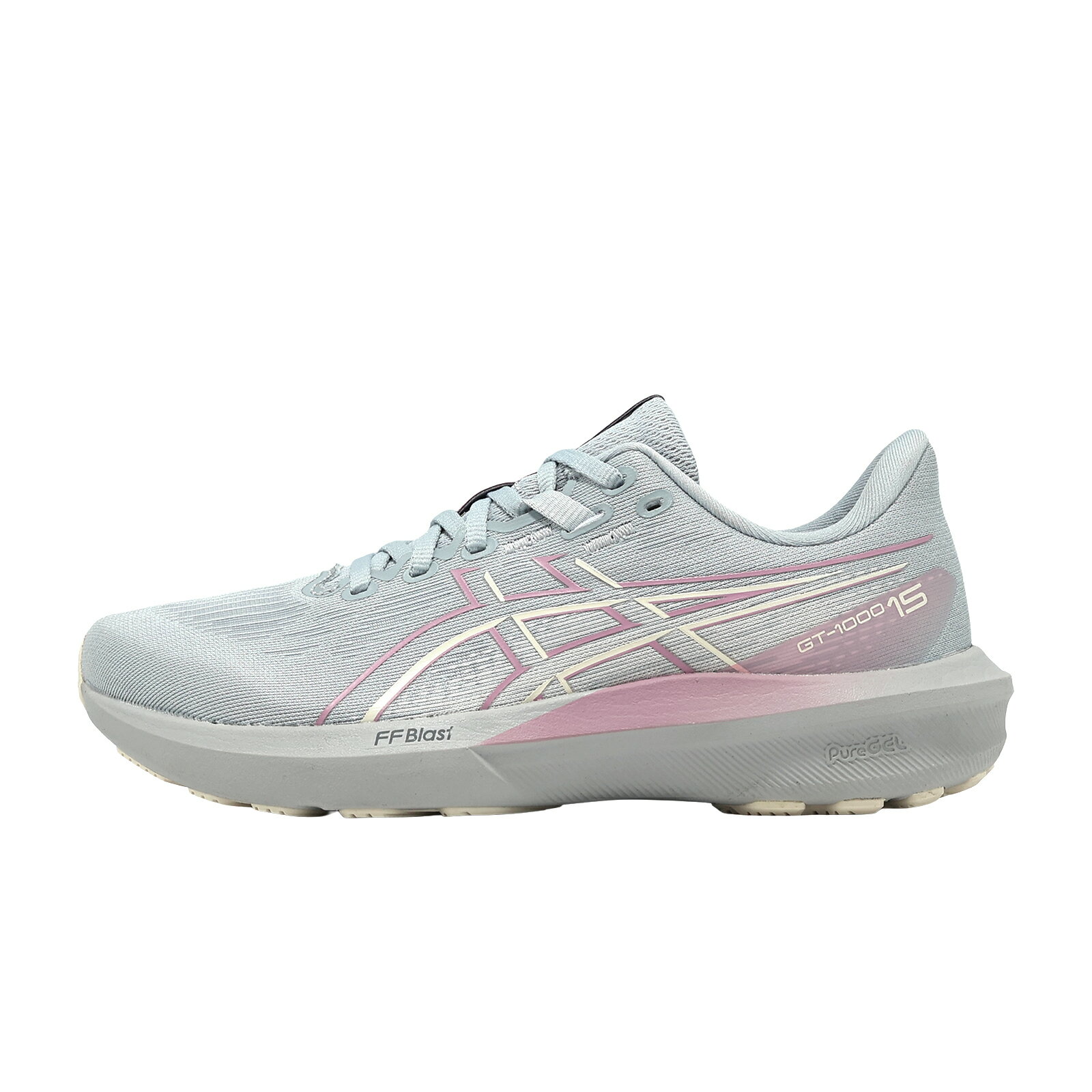 Asics 亞瑟士 慢跑鞋 GT-1000 15 D 寬楦 女鞋 灰 支撐 緩震 運動鞋 1012B995020