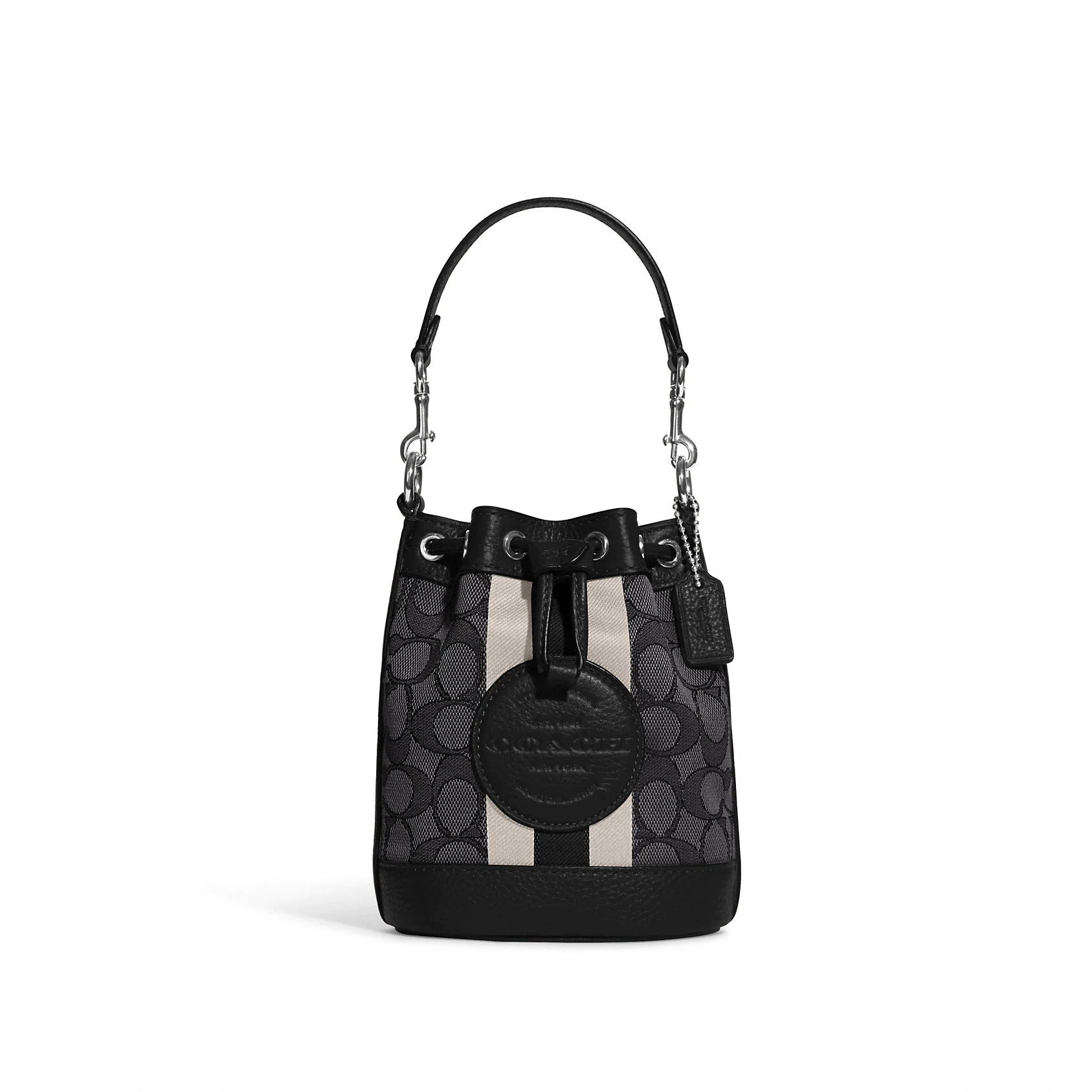 精選★COACH MINI DEMPSEY 香布雷標志條紋水桶包 C8322 (預購)~【夏日美包★菲尼斯 國際精品↘3折起】 5