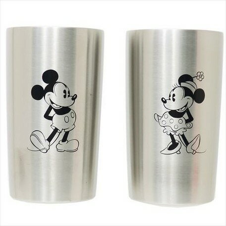 大賀屋 米奇 米妮 水杯 不鏽鋼 保溫杯 300ml 迪士尼 disney 禮盒 日貨 正版 授權 J00013037
