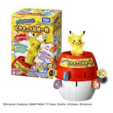《 TAKARA TOMY》桌遊 皮卡! 危機一發 皮卡丘有聲版 東喬精品百貨