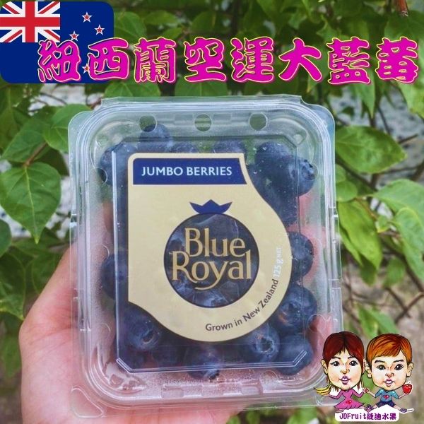 【緁迪水果JDFruit】空運紐西蘭進口新鮮藍莓 保證果粉 保證新鮮 超大顆果實ll實體拍攝  花青素的好水果