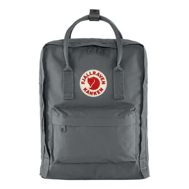├登山樂┤瑞典Fjallraven Kanken 復古後背包 方型書包 #FR23510-046 超級灰