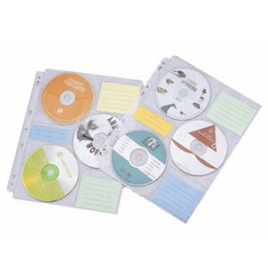 雙鶖 6片裝 CD內頁 保存袋 CD-5005 (10入/包) (9孔)