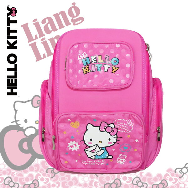 【Hello Kitty】 人體工學立體護脊書包/小學生後背書包407605