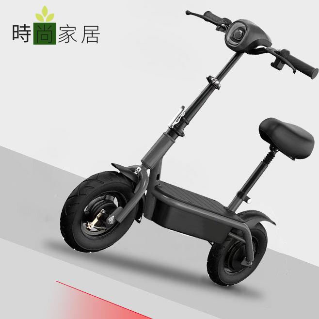 【附發票】免運 工廠直銷 電動車 電動代步車 滑板車 小型電動車 電動滑板車兩輪代步車可折疊安全鋰電池款成人迷你小型款電瓶車特惠/開立發票 售後保障 s13