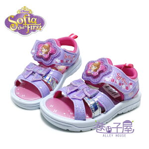 Sofia蘇菲亞小公主 童款星星造型電燈涼鞋 [SOKT97577] 紫 MIT台灣製造【巷子屋】
