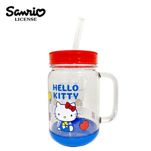 【正版授權】凱蒂貓 萬用沙拉罐馬克杯 500ml 日本製 吸管杯 馬克杯 Hello Kitty 三麗鷗 SKATER 316883