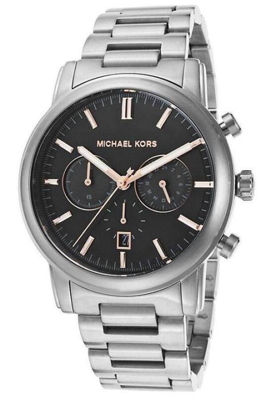 『Marc Jacobs旗艦店』美國代購 Michael Kors   休閒計時鋼帶圓盤石英腕錶