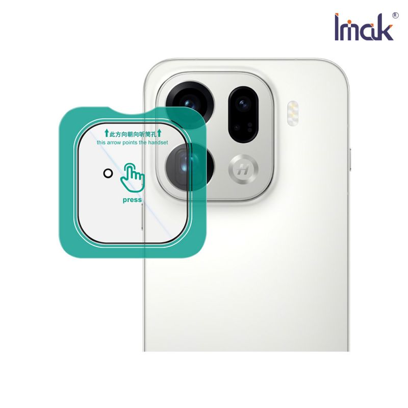 鏡頭貼 Imak 艾美克 OPPO Find X9 Pro 5G 鏡頭玻璃貼(自帶定位版) 奈米吸附 鏡頭貼 鏡頭保護貼 鏡頭膜【愛瘋潮】