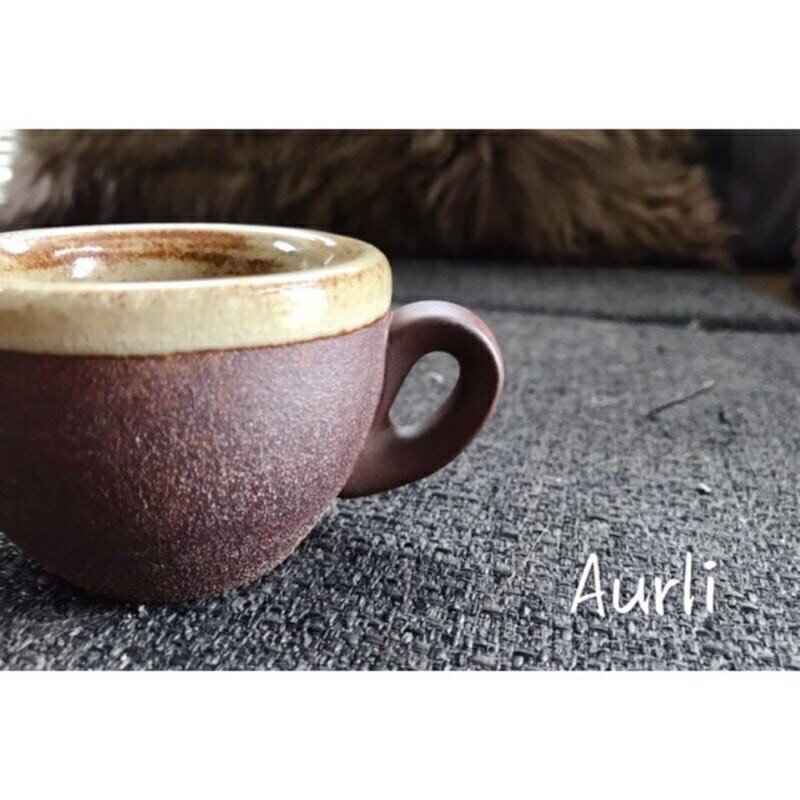 陶作坊 Aurli 老巖泥 厚濃縮杯 巖礦咖啡杯 極厚濃縮杯 espresso杯『歐力咖啡』
