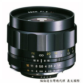 福倫達專賣店: Nokton 58mm/F1.4 SLIIS (black)