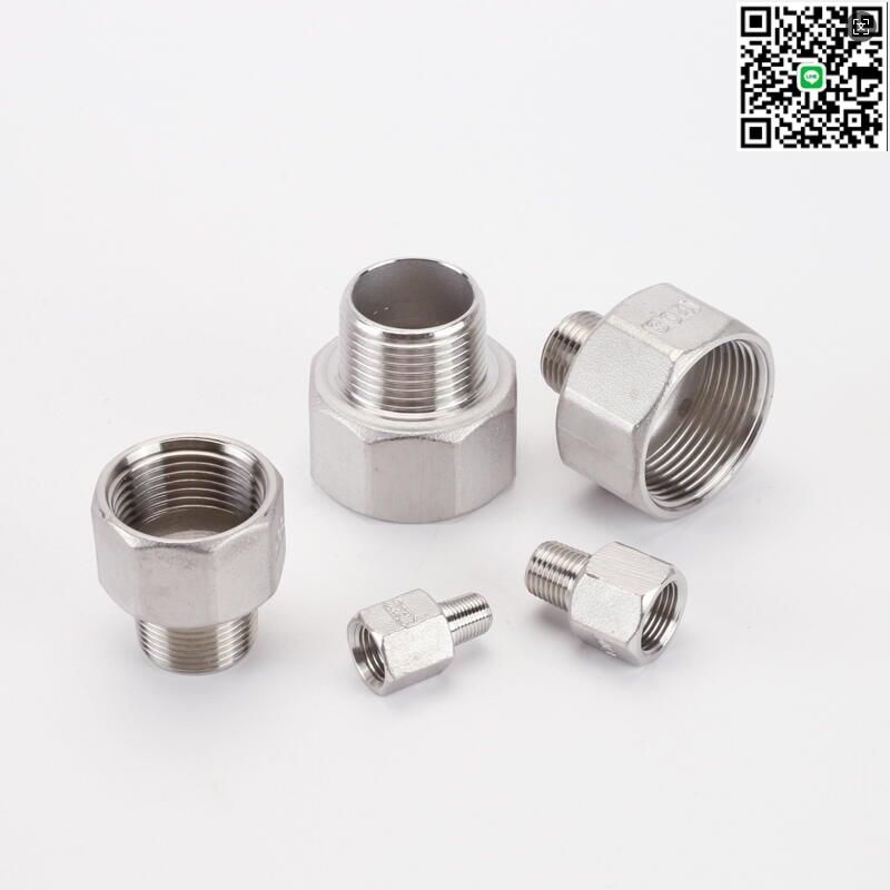 【千羽家居】【嚴選特賣】304不銹鋼內外絲接頭123分4分6分1寸1.2寸變異徑轉接頭水管配件