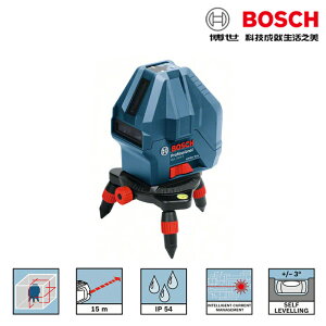 BOSCH博世 GLL 3-15X 三線一點 雷射水平儀 墨線儀 紅光 防水 防塵 15米 投線儀