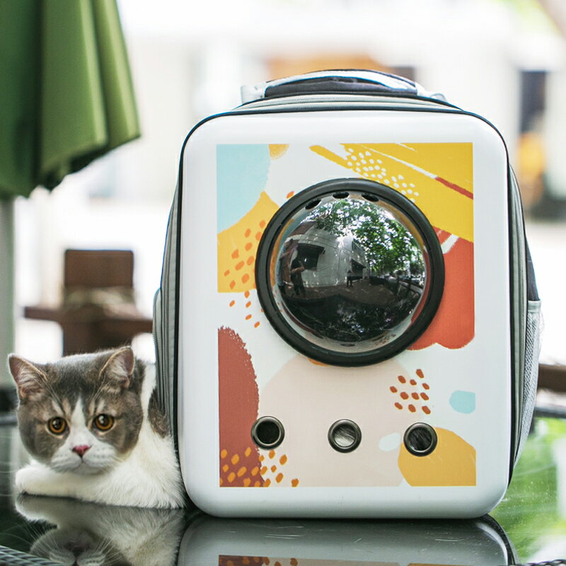 貓包外出便攜太空艙大容量貓箱背包貓書包貓咪雙肩貓籠子寵物用品