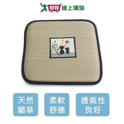 藺草坐墊 1人 50x50cm 天然藺草 柔軟 透氣 親膚 坐墊 椅墊 墊子【愛買】