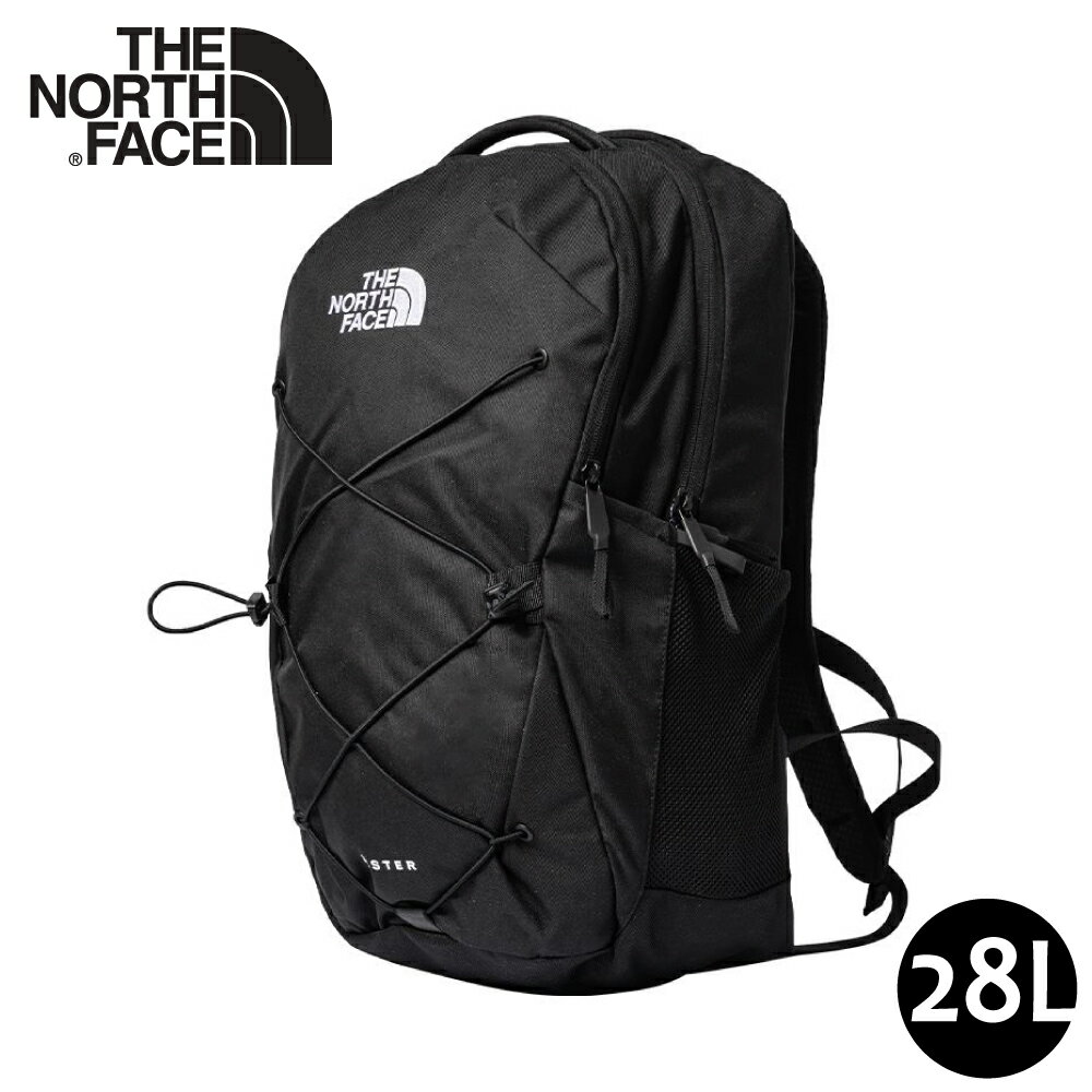 【The North Face 28L JESTER後揹包《黑》】3VXF/多功能休閒揹包/電腦揹包/學生書包