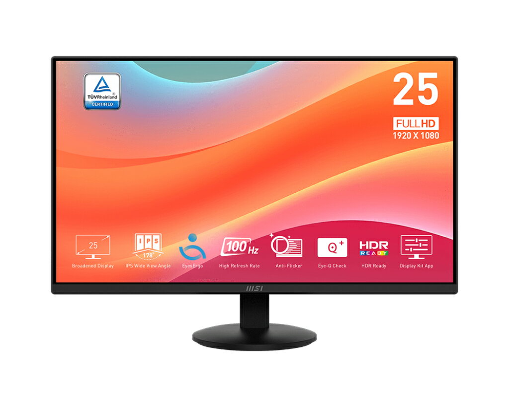 MSI 微星 PRO MP252L 24.5吋 螢幕 IPS 100hz 電腦螢幕
