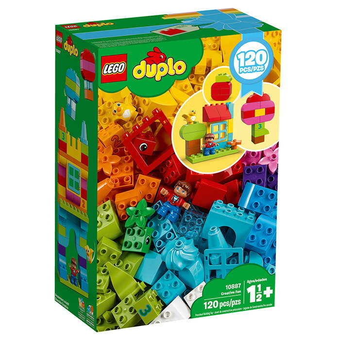 LEGO 樂高 Duplo 得寶系列 10887 歡樂創意顆粒套裝 【鯊玩具Toy Shark】