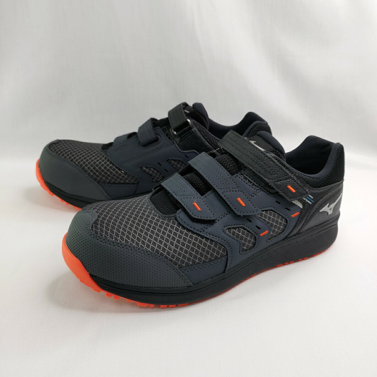 Mizuno 買鞋送襪 F1GA256105 PRIME WU21L 防護鞋 防潑水 工作鞋 安全鞋 藍黑