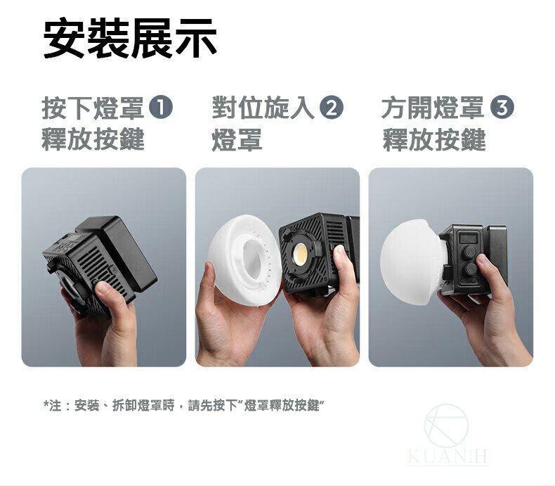 Ulanzi EC65 65W小方燈 全配套裝 雙色溫 小方燈 65W 套裝 補光燈 攝影燈 外拍燈 持續燈 直播燈 7