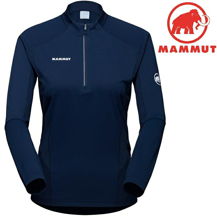 Mammut 長毛象 Aenergy FL Half Zip AF 女款 長袖半門襟排汗衣 1016-01320 5118 海洋藍