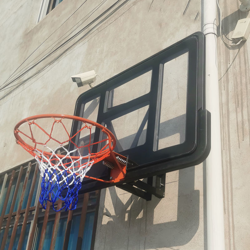 免運開發票 墻壁式壁掛式成人家用兒童籃板籃筐球框成人戶外藍球架室內籃球架-快速出貨
