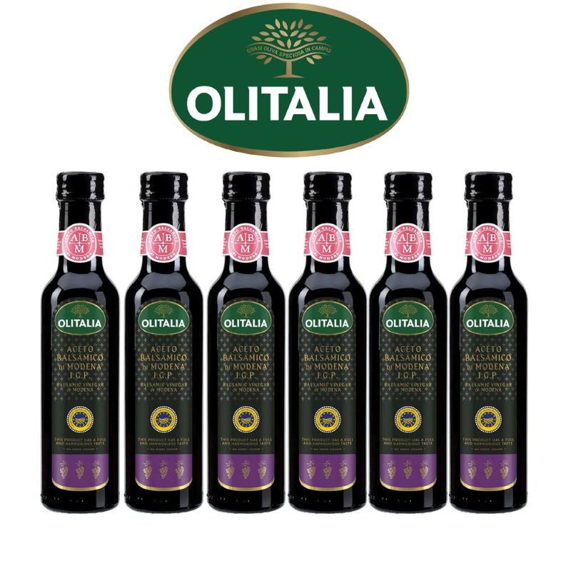 Olitalia奧利塔摩典那巴薩米可醋禮盒組(250mlx6瓶)