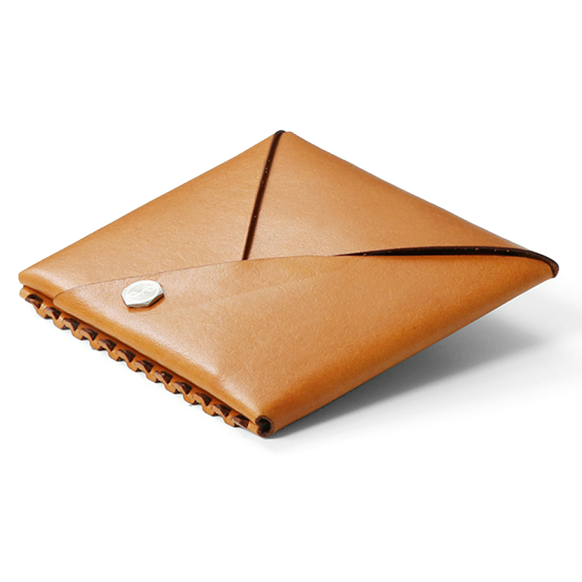 Envelope 自組裝品 巧摺短夾 植鞣皮革卡片夾/零錢包 【直送日本】
