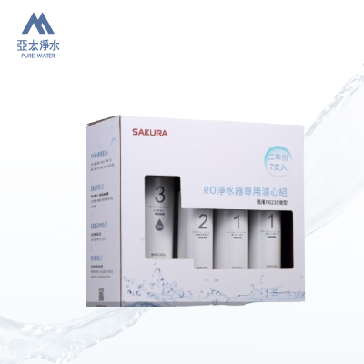 【櫻花 SAKURA】F0193- RO淨水器專用濾心7支入(P0230二年份) 1