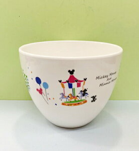 【震撼精品百貨】Micky Mouse 米奇/米妮 迪士尼造型美耐皿碗-白色#21877 震撼日式精品百貨