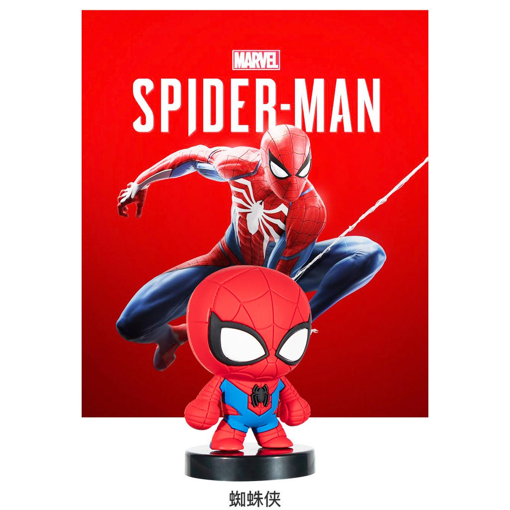 ISONA 隨身迷你鑰匙圈鑰匙扣 漫威正版8公分Q版復仇者聯盟鋼鐵人/蜘蛛人/美國隊長/綠巨人/雷神索爾模型人偶公仔玩偶 6