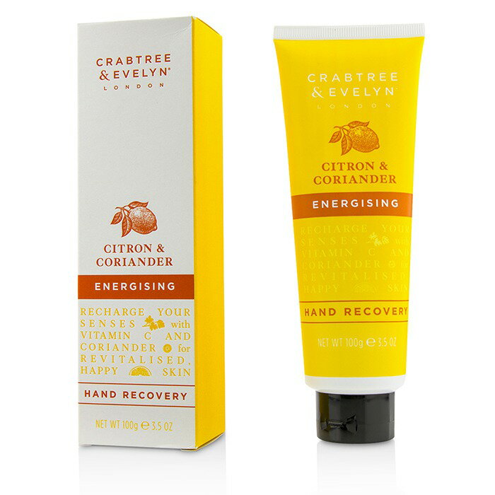 Crabtree & Evelyn 瑰珀翠 香櫞和香菜活力手部修護霜 Citron & Coriander Energising Hand Recovery 100g/3.5oz