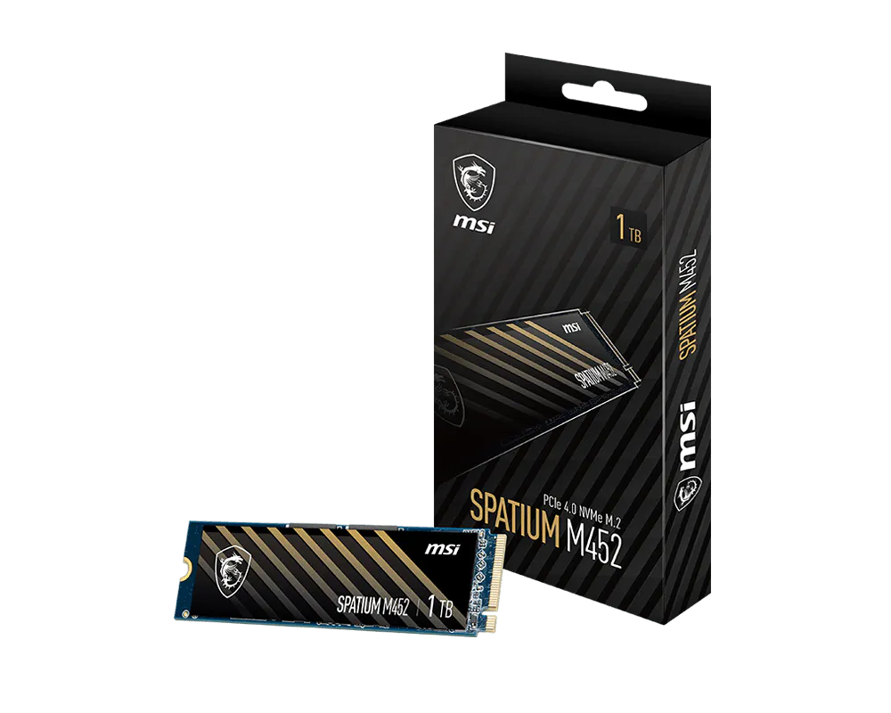 MSI 微星 SPATIUM M452 500GB M.2 PCIe SSD Gen4 固態硬碟 SSD