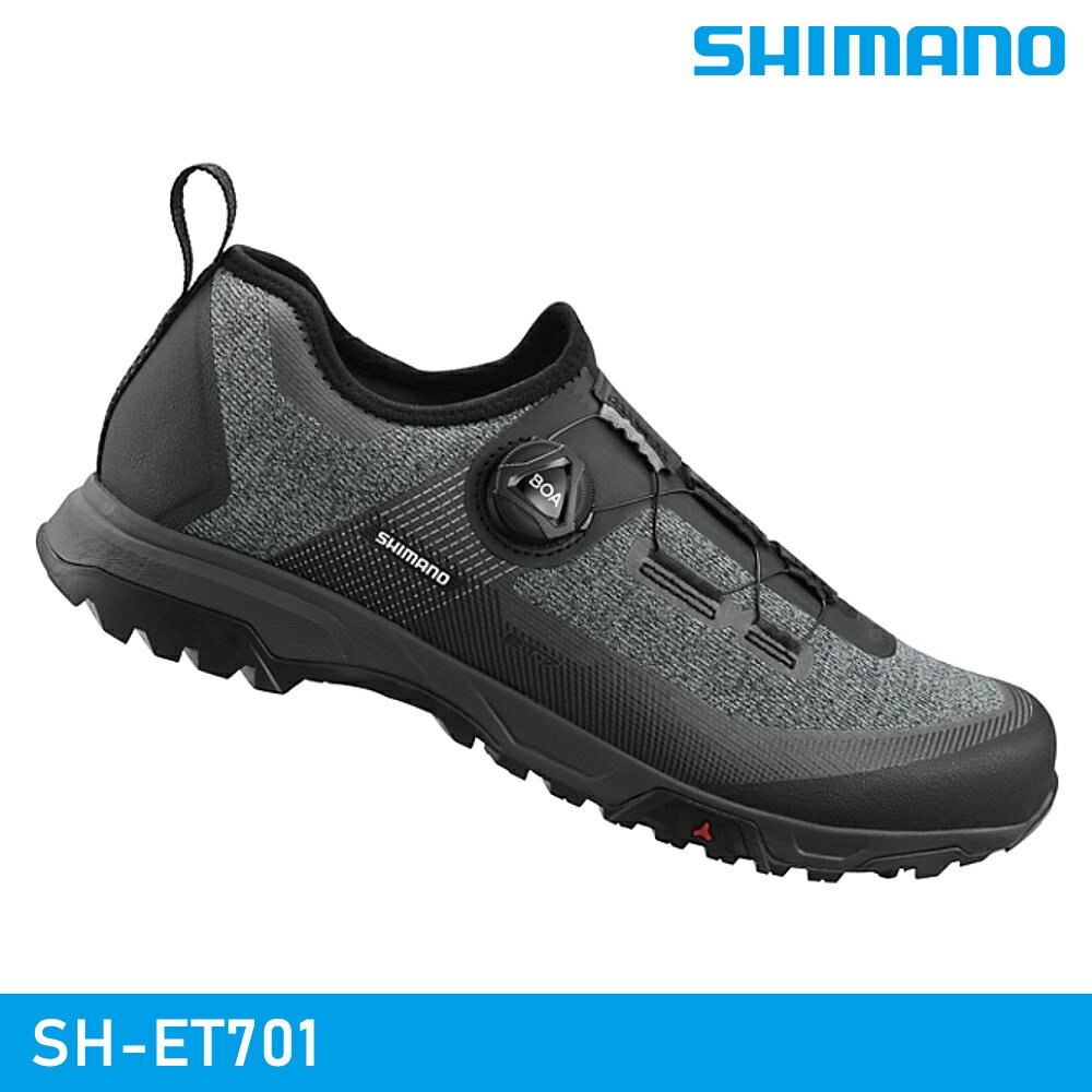 SHIMANO SH-ET701 自行車硬底鞋-黑色 / 城市綠洲 (E-BIKE 電動車車鞋 旅行車鞋)