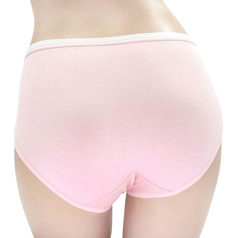 馬卡龍色有機棉可愛貓咪內褲 中腰 F碼 938 1