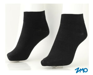 ZMO 24 男款膠原蛋白機能短襪-薄/二色(黑/灰) 適合敏感性肌膚穿戴 AS589